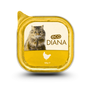 Eco Diana Pate En Barquette Au Poulet Pour Chat-100g