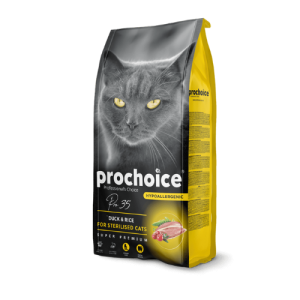 Prochoice PRO35 – 2KG – Canard & Riz – Chats Stérilisés