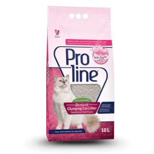 Litière Proline Baby Powder 10L – Parfum Doux & Ultra Absorbante | 100 % Naturelle