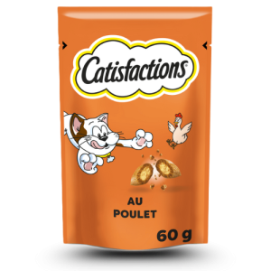 Catisfactions™ Poulet 6x60g – Friandises pour Chats
